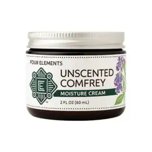 Four Elements Herbals Unscented Comfrey Cream 2 oz.