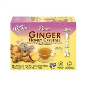 Prince of Peace Plum Ginger Honey Crystals 10 sachets
