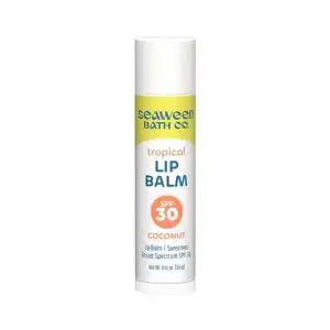 Seaweed Bath Co. Coconut Tropical Sunscreen Lip Balm SPF 30 0.14 oz.
