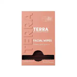 Terra Calming Blossom Facial Natural Bamboo Wipes 30 Sachets