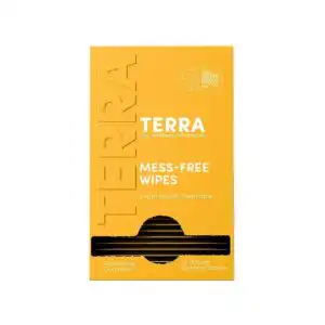 Terra Cucumber Mess Free Natural Bamboo Wipes 30 Sachets