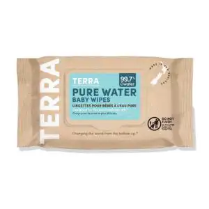 Terra Pure New Zealand Water Baby Natural Bamboo Wipes 70 count