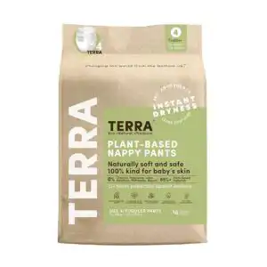 Terra Size 4 Toddler Plant-Based Training Pants 16 count