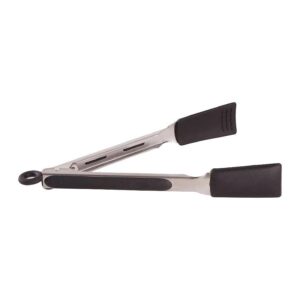 Accessories Black Square Silicone Tip 9″ Tongs