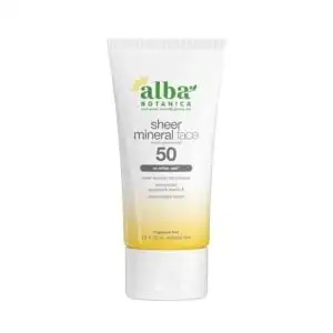 Alba Botanica Sheer Mineral (SPF 50) Sunscreen Face Lotion 2 oz.