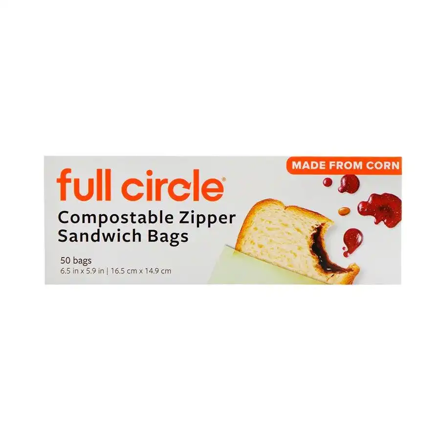 Full Circle Compostable Sandwich Bags 50 count