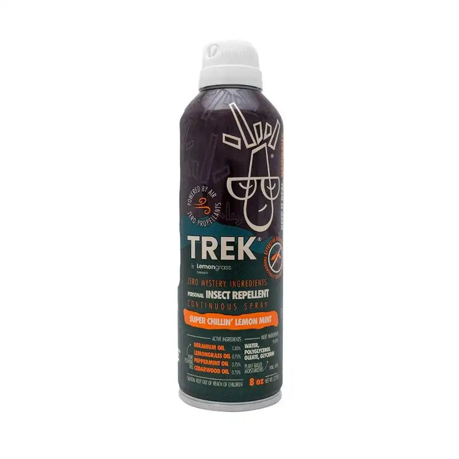 Lemongrass Farms Trek Lemon Mint Natural Insect Repellent 8 oz. Lemongrass Farms Trek Lemon Mint Natural Insect Repellent 8 oz.