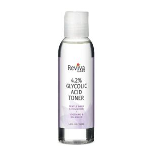 Reviva Labs 4.2% Glycolic Acid Facial Toner 4 fl. oz. Reviva Labs 4.2% Glycolic Acid Facial Toner 4 fl. oz.