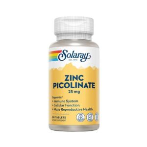 Solaray Men’s Zinc Picolinate 25 mg 60 tablets