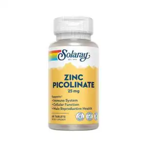 Solaray Men’s Zinc Picolinate 25 mg 60 tablets