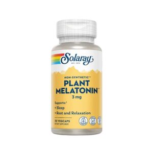 Solaray Non-Synthetic Plant Melatonin 3 mg 30 VegCaps