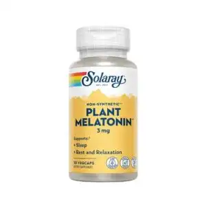 Solaray Non-Synthetic Plant Melatonin 3 mg 30 VegCaps