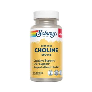 Solaray Odor-Free Choline 500 mg 60 capsules