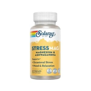 Solaray StressMag Magnesium + Ashwagandha 60 VegCaps