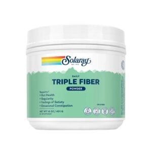 Solaray Unflavored Triple Fiber Powder 14 oz.
