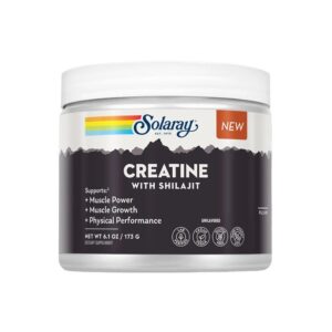 Solaray Unflavored Vital Creatine with Shilajit 6.1 oz.