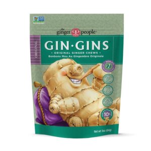 The Ginger People Original Gin Gins Ginger Chews  3 oz.