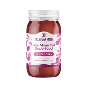 True Sea Moss Elderberry Sea Moss Gel Superfood 16 fl. oz.