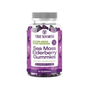 True Sea Moss Elderberry Sea Moss Gummies 60 count