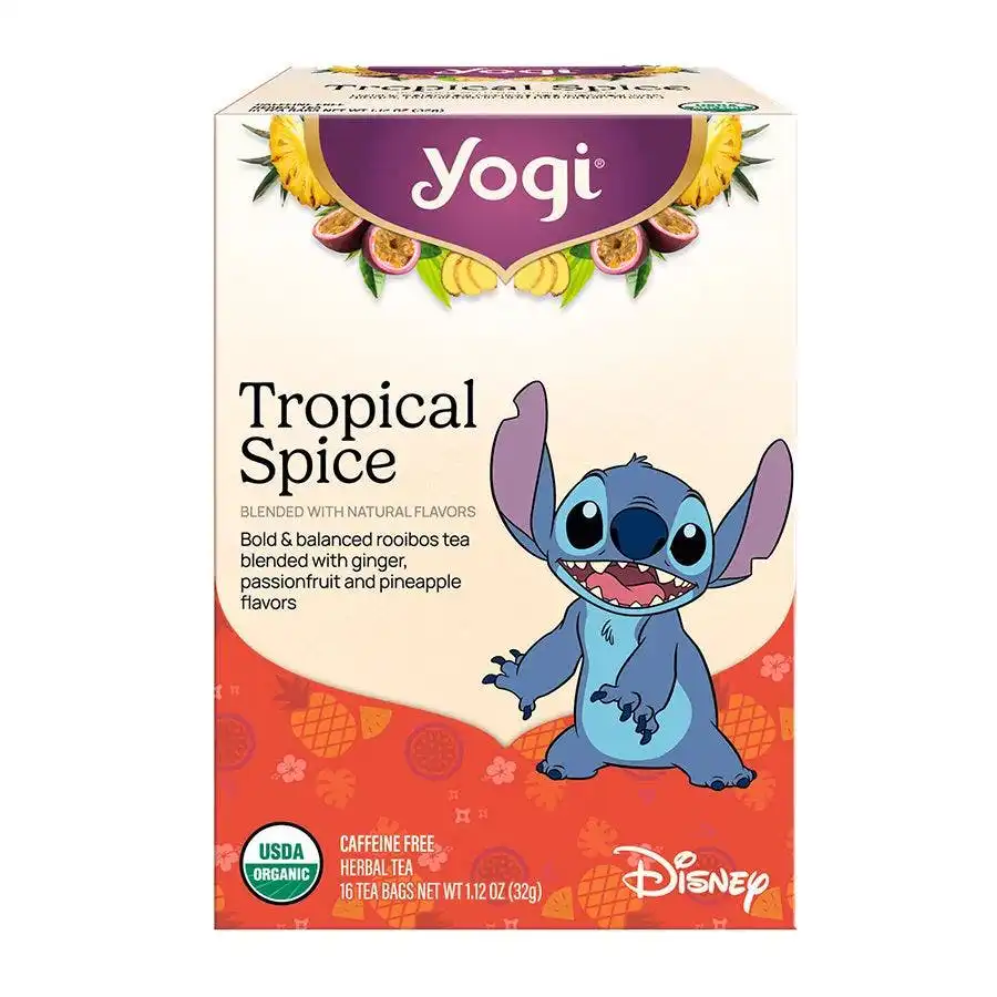 Yogi Tea Disney Stich Tropical Spice Herbal Tea 16 tea bags Yogi Tea Disney Stich Tropical Spice Herbal Tea 16 tea bags