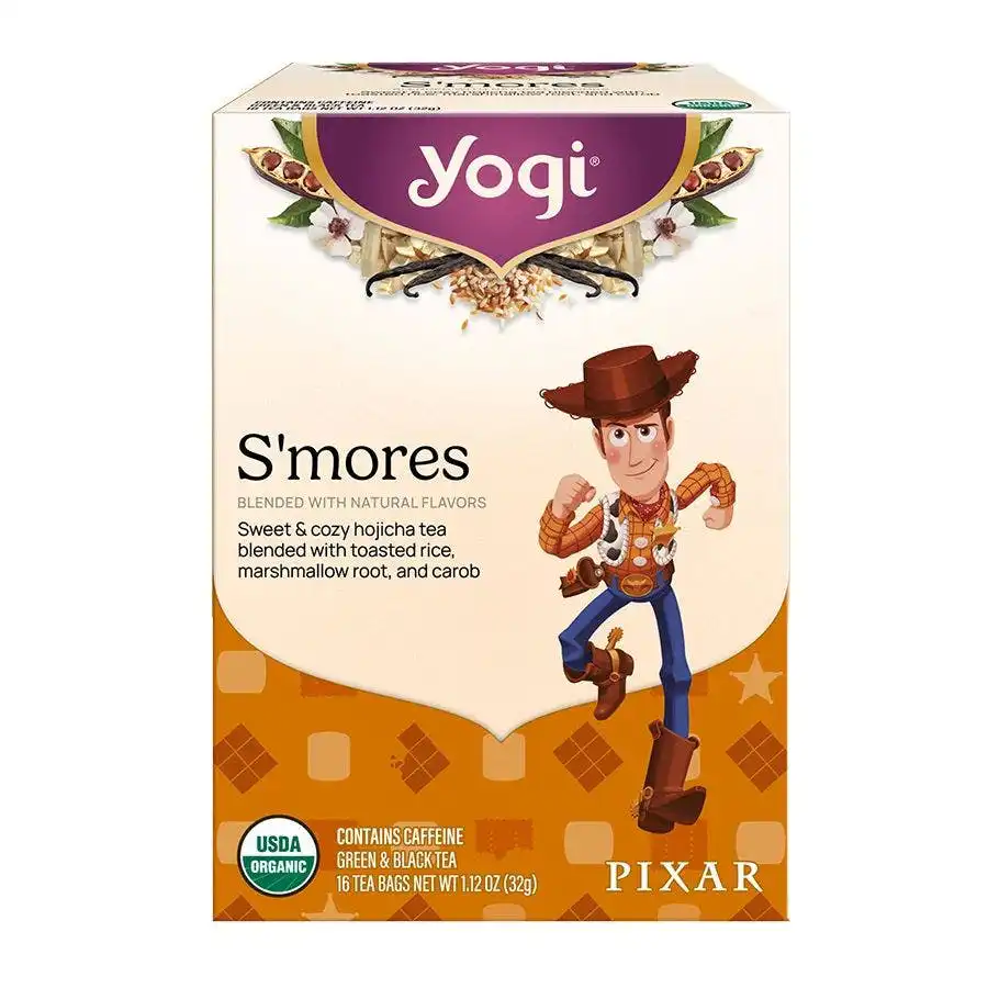 Yogi Tea Disney Woody S’mores, Green & Black Tea 16 tea bags Yogi Tea Disney Woody S’mores, Green & Black Tea 16 tea bags