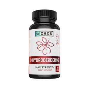 Zhou Dihydroberberine Max Strength VegCaps 30 count Zhou Dihydroberberine Max Strength VegCaps 30 count
