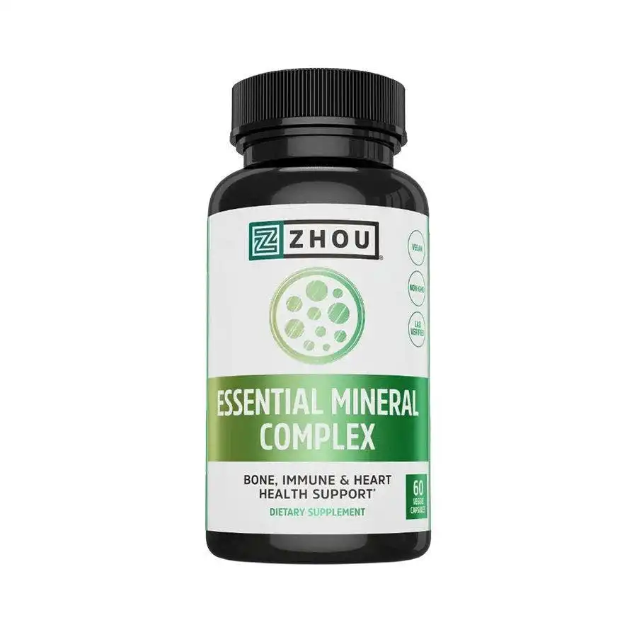 Zhou Essential Minerals Complex VegCaps 60 count Zhou Essential Minerals Complex VegCaps 60 count