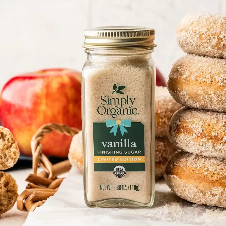 Simply Organic Vanilla Finishing Sugar 3.88 oz. - Image 5