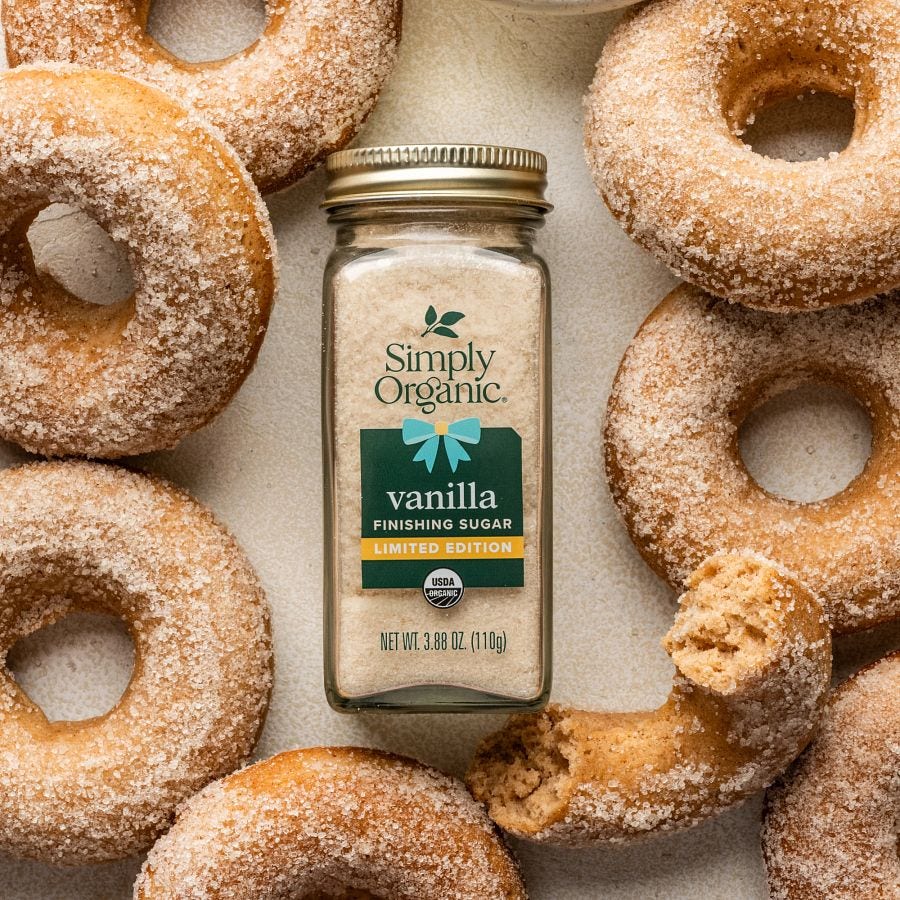 Simply Organic Vanilla Finishing Sugar 3.88 oz. - Image 3