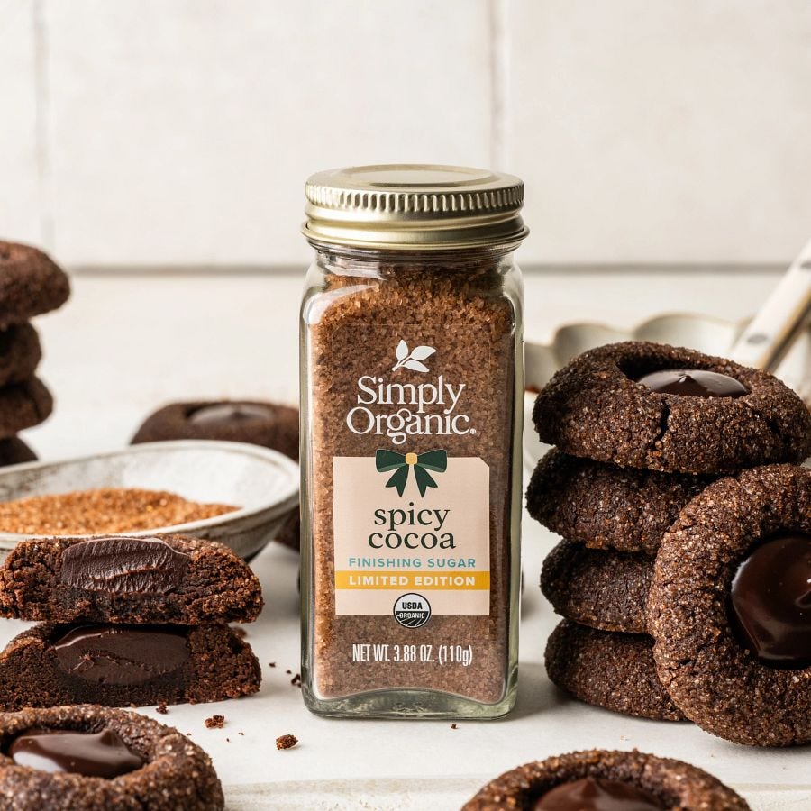 Simply Organic Spicy Cocoa Finishing Sugar 3.88 oz. - Image 5