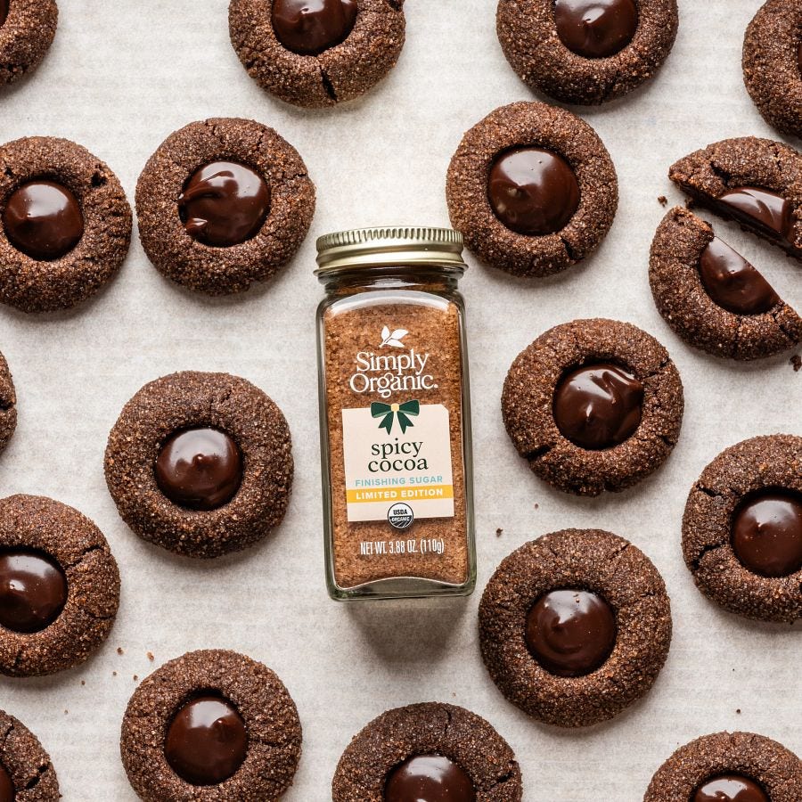 Simply Organic Spicy Cocoa Finishing Sugar 3.88 oz. - Image 3