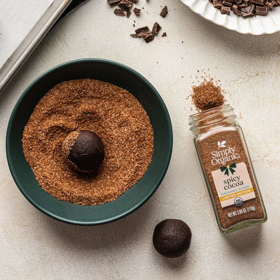 Simply Organic Spicy Cocoa Finishing Sugar 3.88 oz. - Image 4