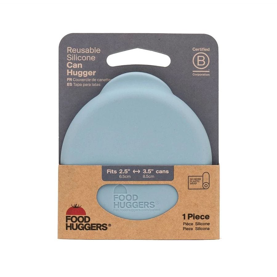 Food Huggers Cool Blue Silicone Single Can Hugger
