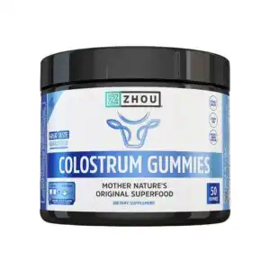 Zhou Peach Colostrum Gummies 50 count
