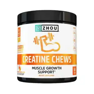 Zhou Peach Creatine (5g) Chews 60 count