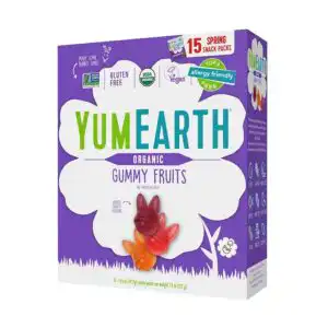 YumEarth Organic Easter Gummy Fruits 15 (0.5 oz.) packs