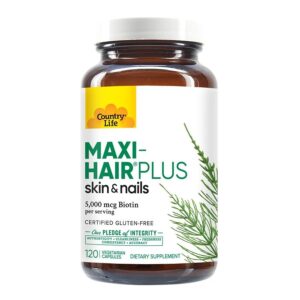 Country Life Maxi Hair Plus Biotin 120 Vegcaps