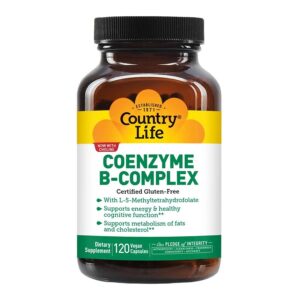 Country Life Coenzyme B-Complex 120 Vegan Capsules