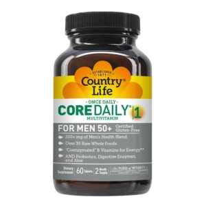 Country Life Core Daily 1 for Men 50+ 60 Tablets