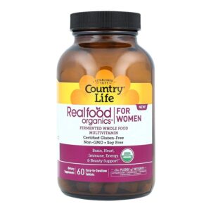 Country Life Realfood Organics Multivitamin for Women 60 Tablets