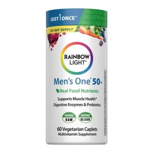 Rainbow Light Men’s One 50+ 60 Vegetarian Caplets