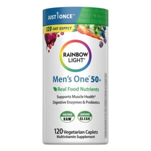 Rainbow Light Men’s One 50+ 120 Vegetarian Caplets