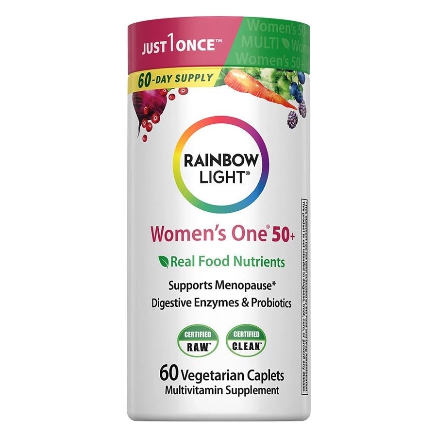 Rainbow Light Women’s One 50+ 60 Vegetarian Caplets Rainbow Light Women’s One 50+ 60 Vegetarian Caplets
