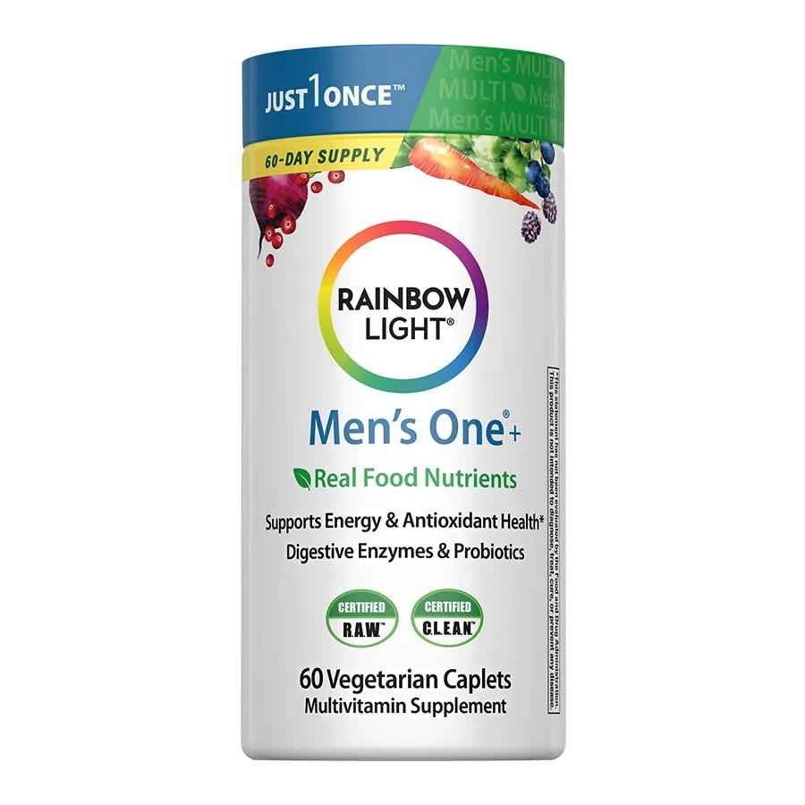 Rainbow Light Men’s One+ 60 Vegetarian Caplets Rainbow Light Men’s One+ 60 Vegetarian Caplets