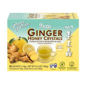 Prince of Peace Ginger Yuzu Honey Crystals 10 sachets