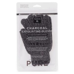 Earth Therapeutics Purifying Exfoliating Charcoal Gloves