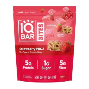 IQBAR Strawberry PB&J Protein Bites 10 count