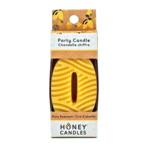 Honey Candles Party Beeswax Number 0 Candle