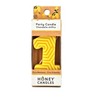 Honey Candles Party Beeswax Number 1 Candle