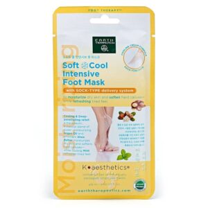 Earth Therapeutics Soft & Cool Intensive Foot Mask 1 pair